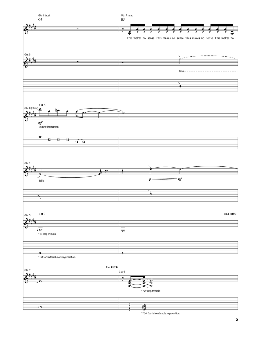 Fighting The Gravity Fighting The Gravity Acoustic Guitar scores gallery preview page 5