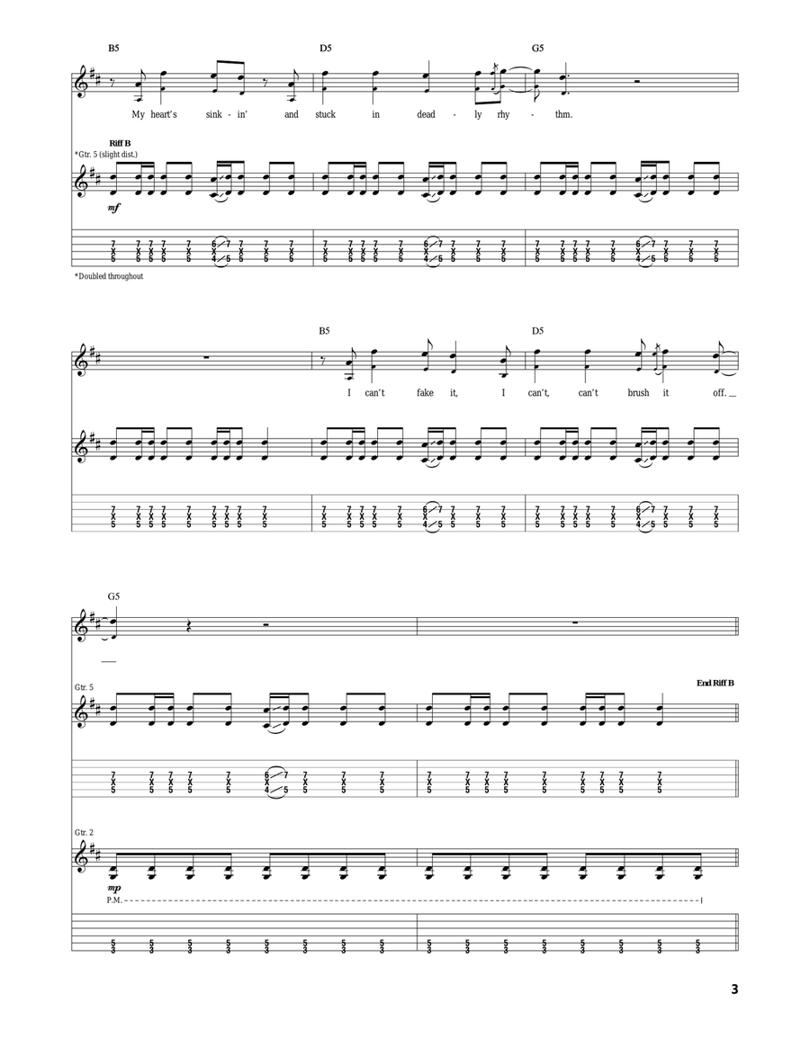Love Is Dangerous Love Is Dangerous Acoustic Guitar scores gallery preview page 3