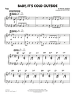 Baby, It's Cold Outside - Piano