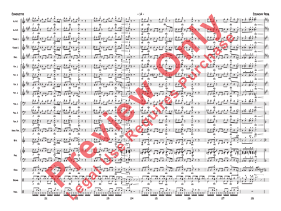 Crunchy Frog Crunchy Frog Jazz Ensemble scores gallery preview page 9