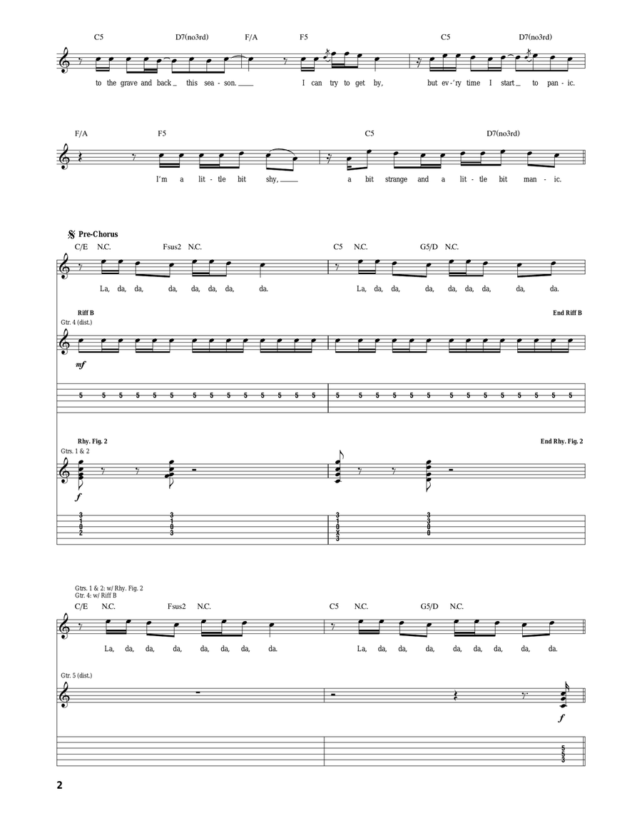 Wishing Well Wishing Well Acoustic Guitar scores gallery preview page 2