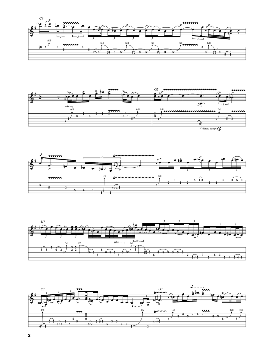 Texas Flood Texas Flood Acoustic Guitar scores gallery preview page 2
