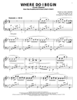 Where Do I Begin (Love Theme) (arr. Phillip Keveren)