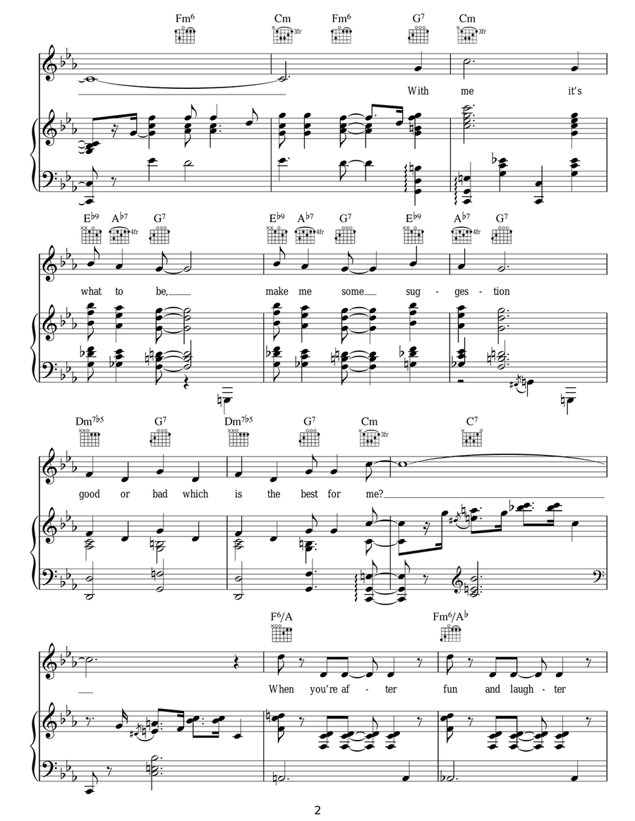 I Want To Be Bad Acoustic Guitar scores gallery preview page 2