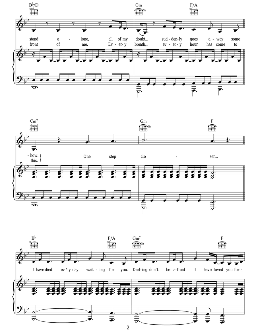 A Thousand Years A Thousand Years Acoustic Guitar scores gallery preview page 2