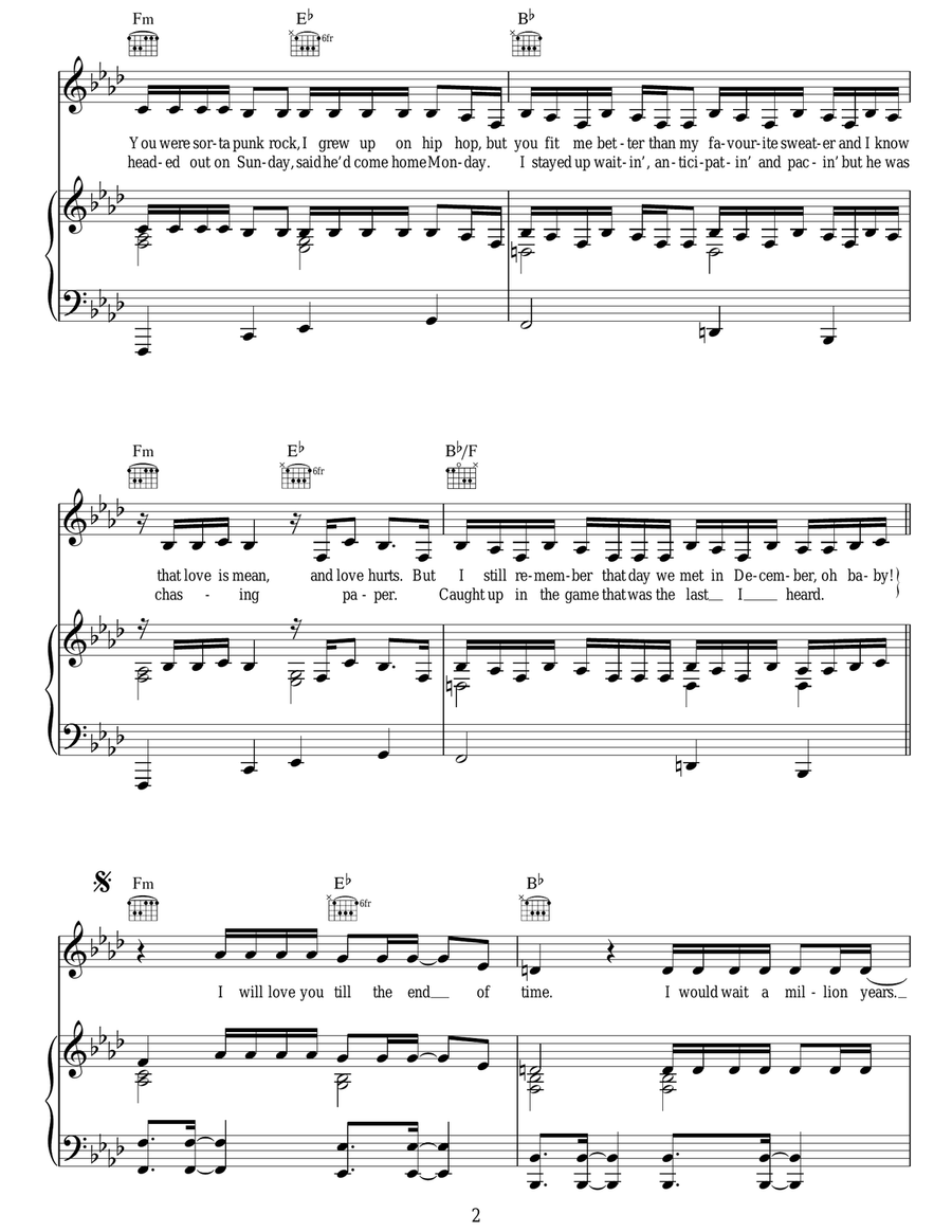Blue Jeans Blue Jeans Acoustic Guitar scores gallery preview page 2