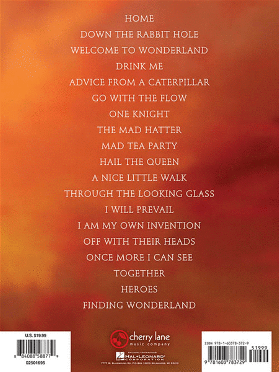 Wonderland Piano, Vocal scores gallery preview page 2