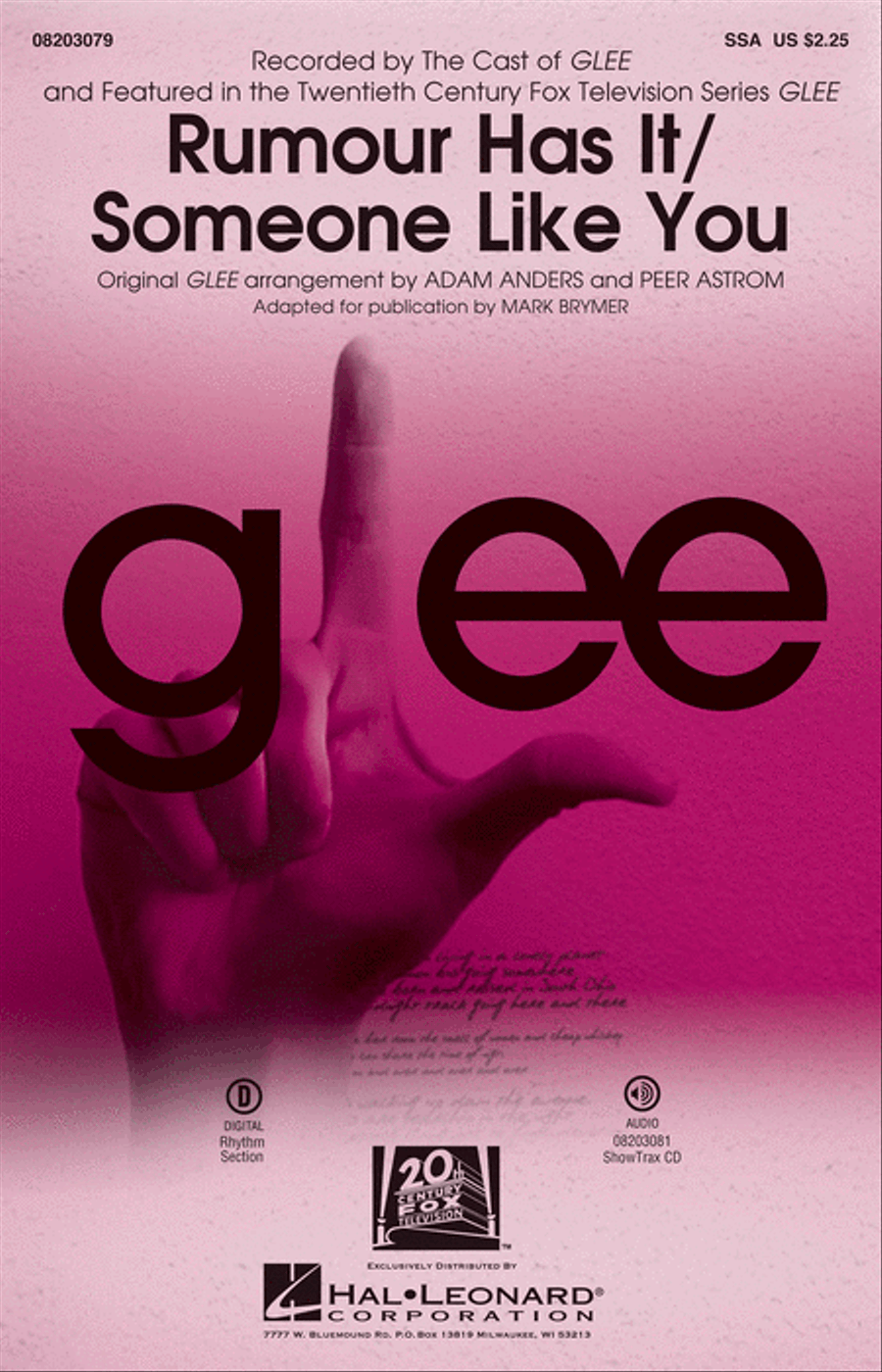 Rumour Has It/Someone Like You SSA scores gallery preview page 1