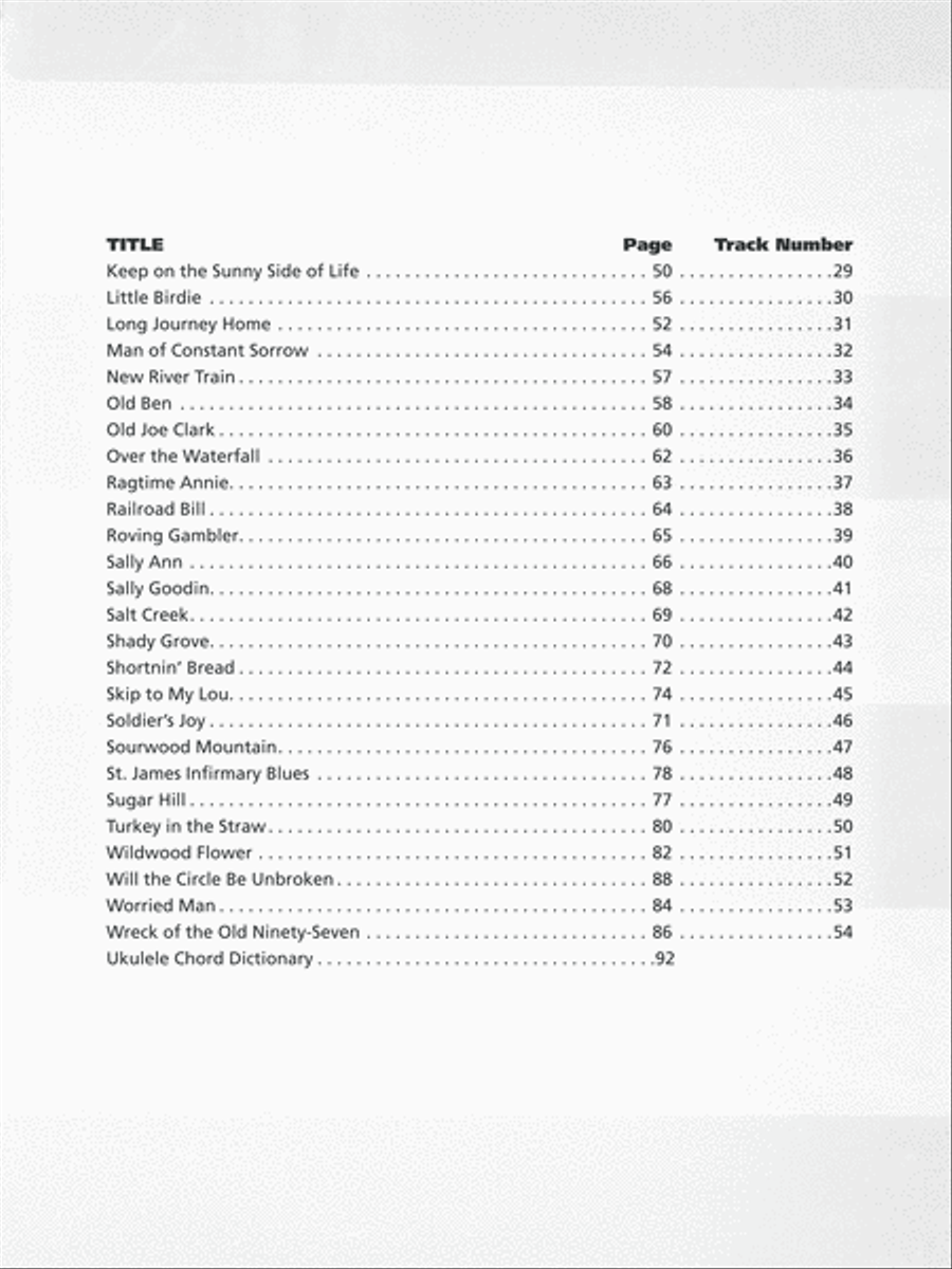 American Roots Music for Ukulele Ukulele scores gallery preview page 3