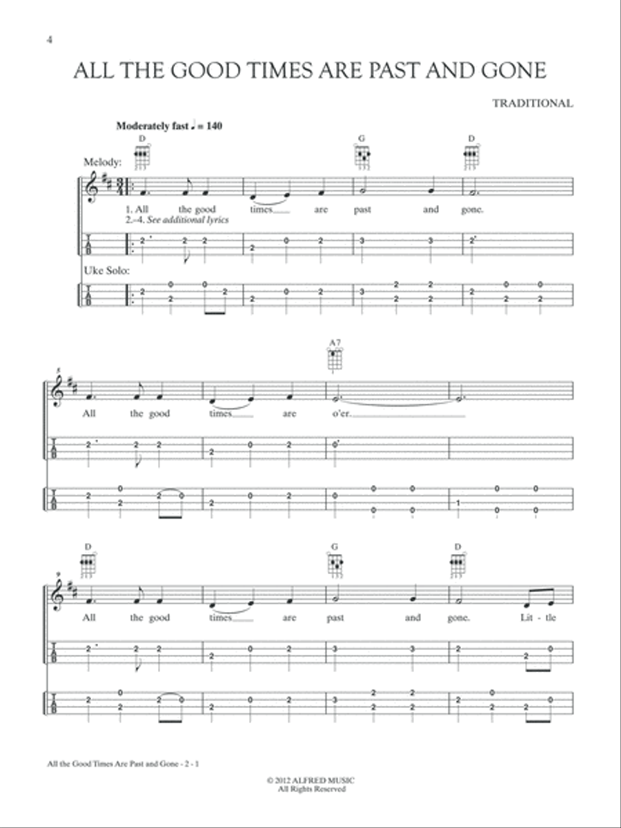 American Roots Music for Ukulele Ukulele scores gallery preview page 4