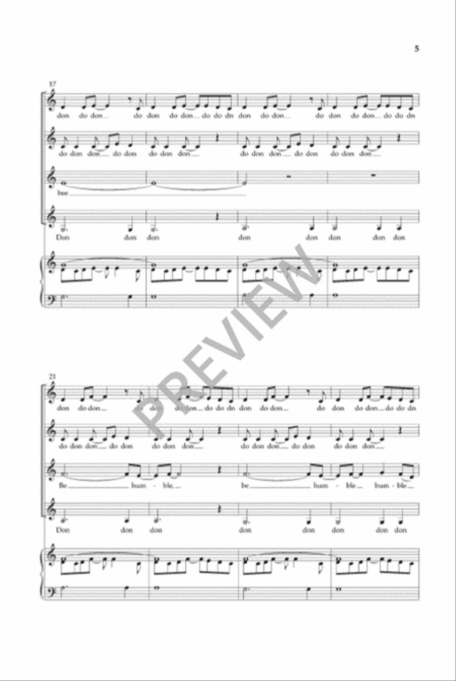 Bumble Bee - SSAA (Vocal Score) SSAA scores gallery preview page 4