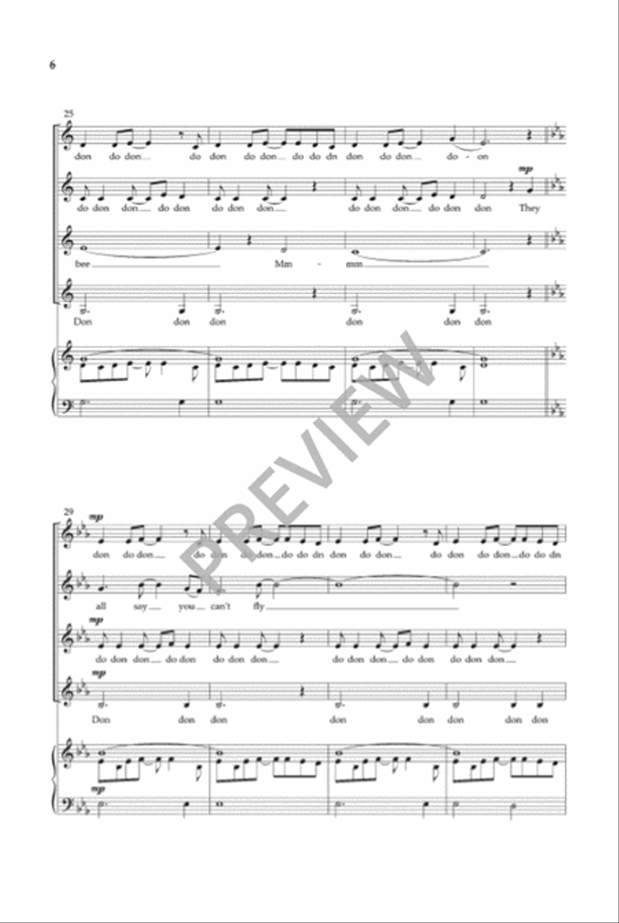 Bumble Bee - SSAA (Vocal Score) SSAA scores gallery preview page 5
