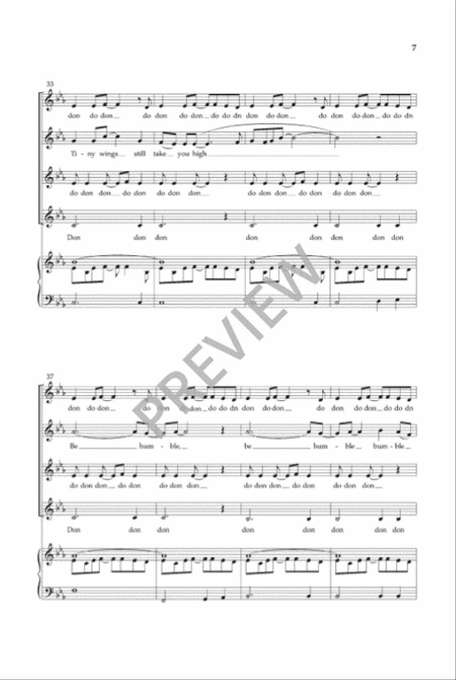 Bumble Bee - SSAA (Vocal Score) SSAA scores gallery preview page 6