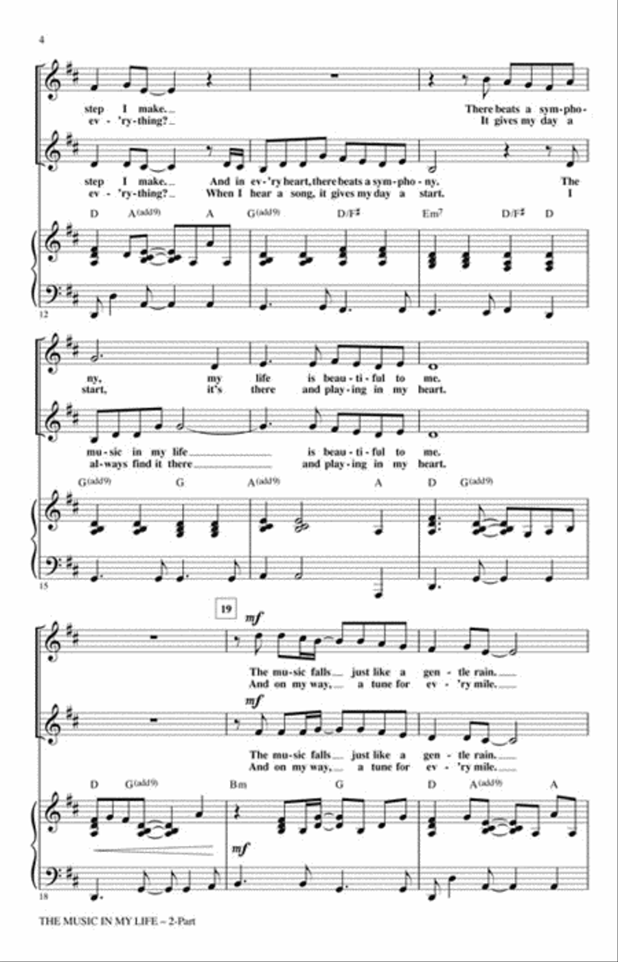The Music in My Life The Music in My Life 2-Part scores gallery preview page 3