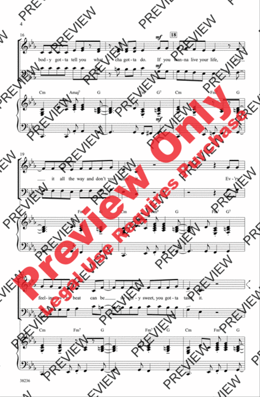 Let's Get Loud Let's Get Loud 3-Part scores gallery preview page 4
