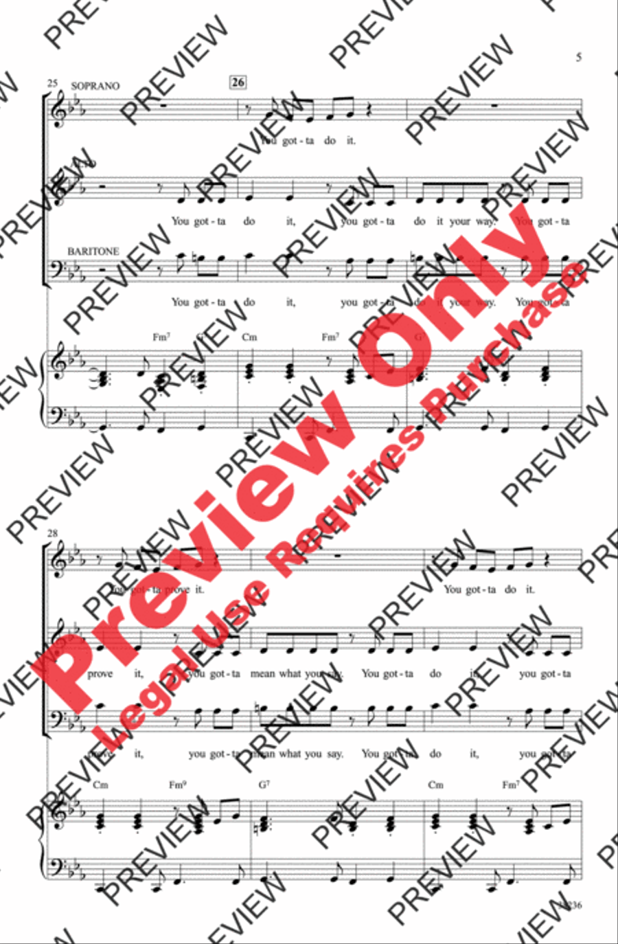 Let's Get Loud Let's Get Loud 3-Part scores gallery preview page 5