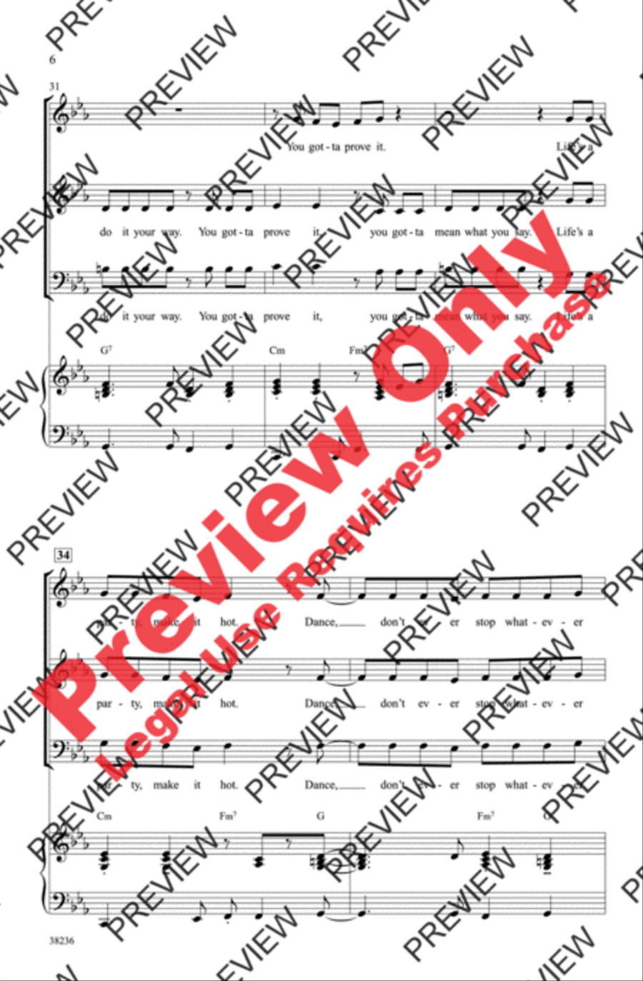 Let's Get Loud Let's Get Loud 3-Part scores gallery preview page 6