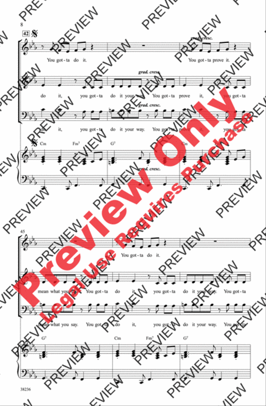 Let's Get Loud Let's Get Loud 3-Part scores gallery preview page 8