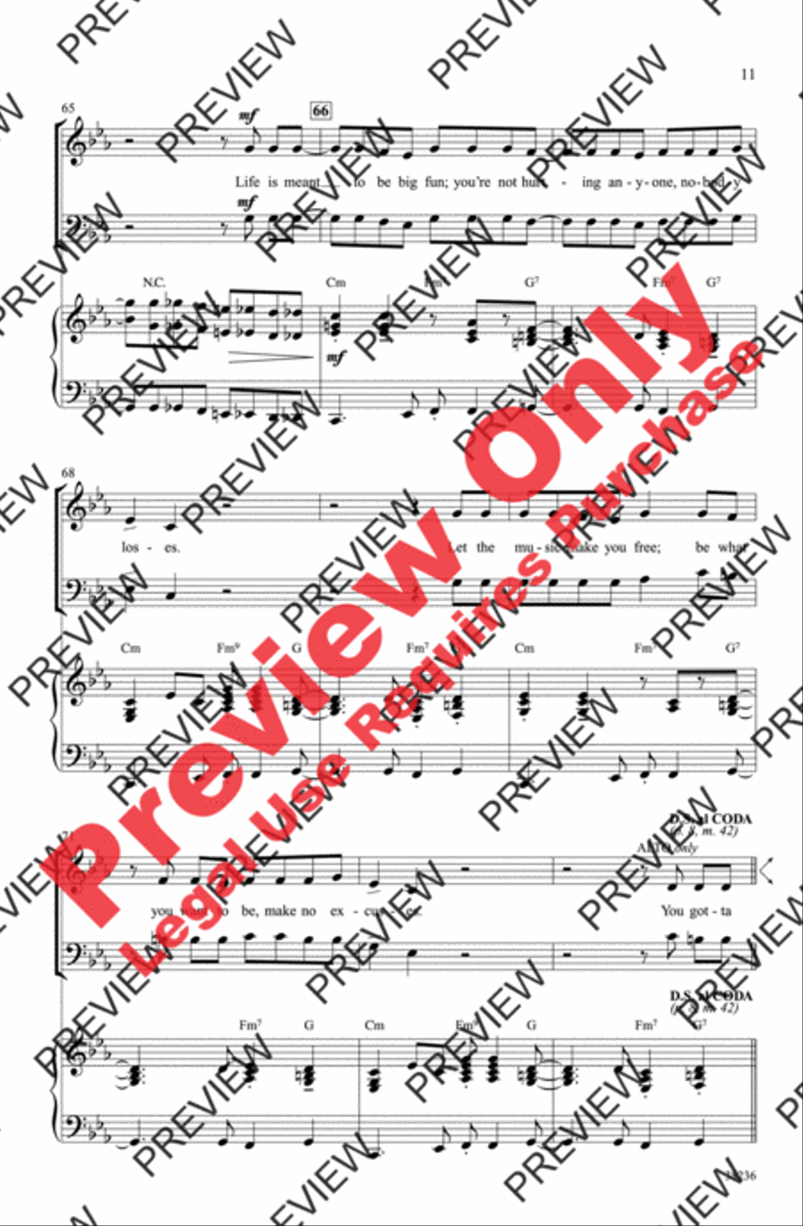 Let's Get Loud Let's Get Loud 3-Part scores gallery preview page 11