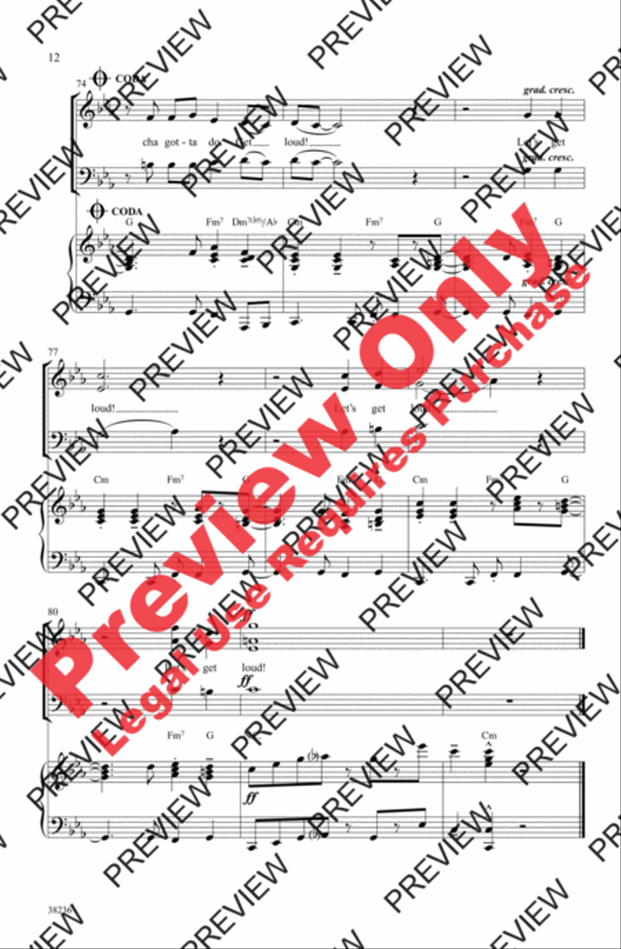 Let's Get Loud Let's Get Loud 3-Part scores gallery preview page 23