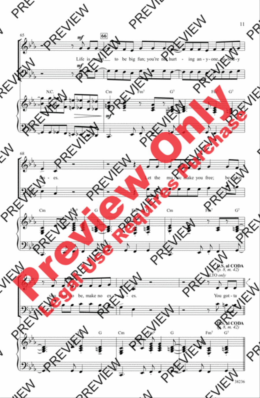 Let's Get Loud Let's Get Loud 3-Part scores gallery preview page 22
