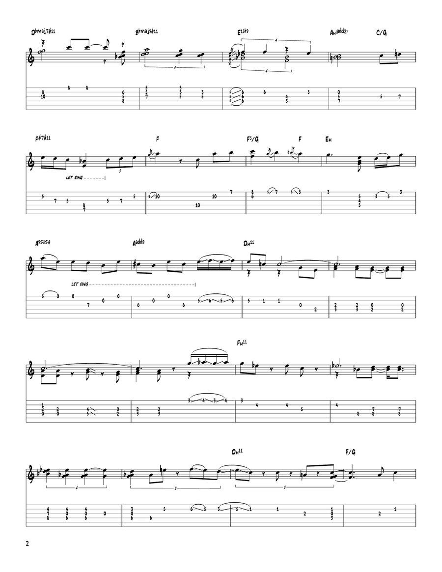 At Last You're Here At Last You're Here Electric Guitar scores gallery preview page 2