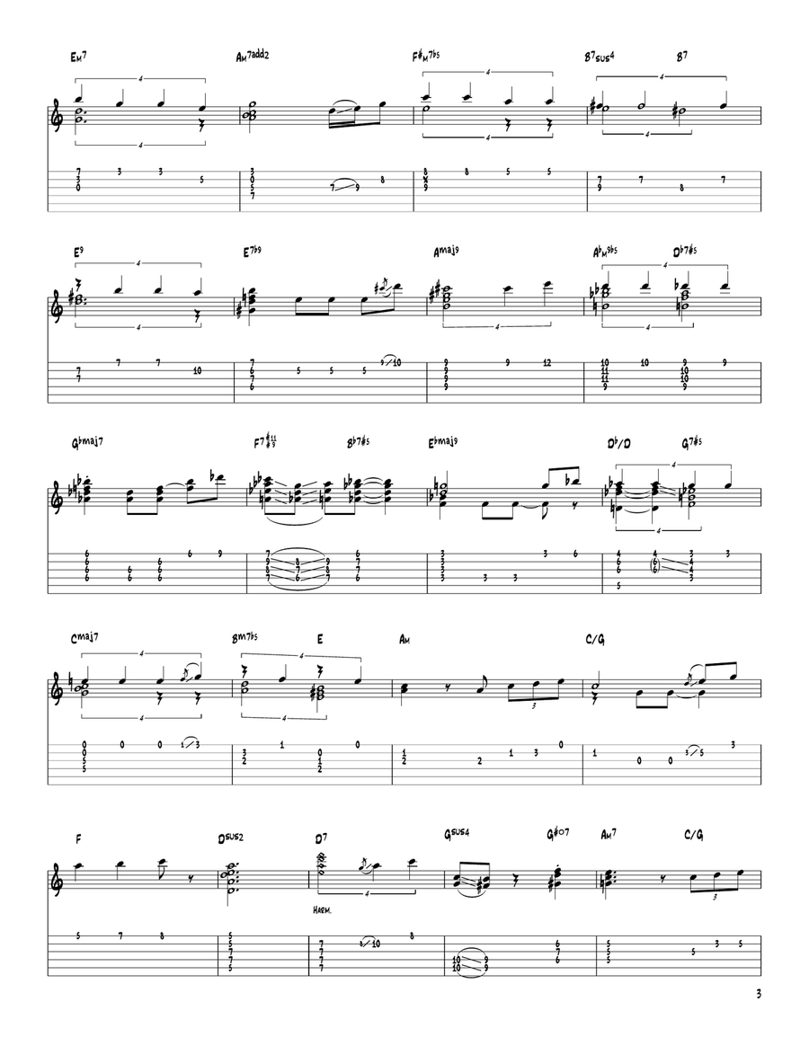 At Last You're Here At Last You're Here Electric Guitar scores gallery preview page 3