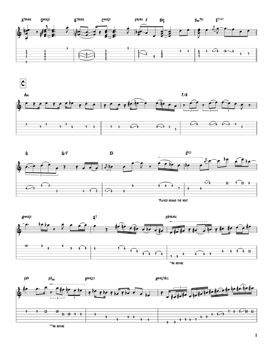 Snova Snova Electric Guitar scores gallery preview page 3