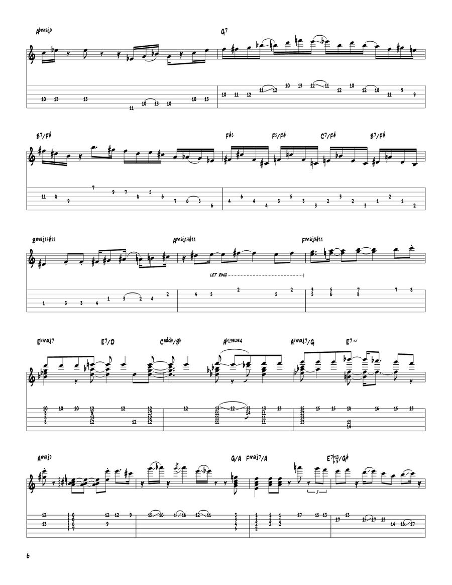 Snova Snova Electric Guitar scores gallery preview page 6