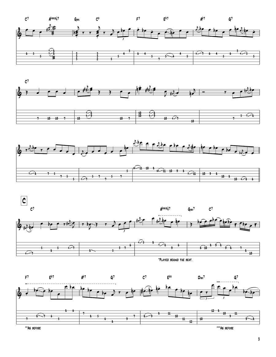 Calvin's Keys Calvin's Keys Electric Guitar scores gallery preview page 3