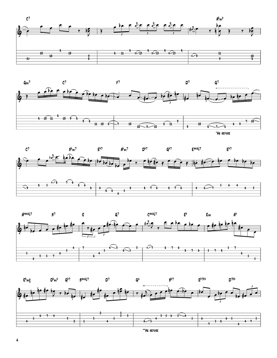 Calvin's Keys Calvin's Keys Electric Guitar scores gallery preview page 4