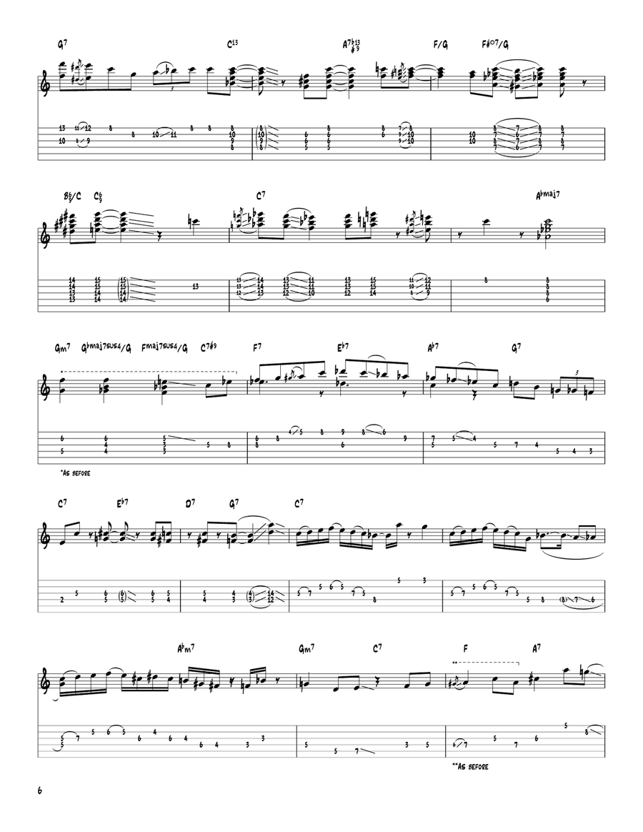 Calvin's Keys Calvin's Keys Electric Guitar scores gallery preview page 6