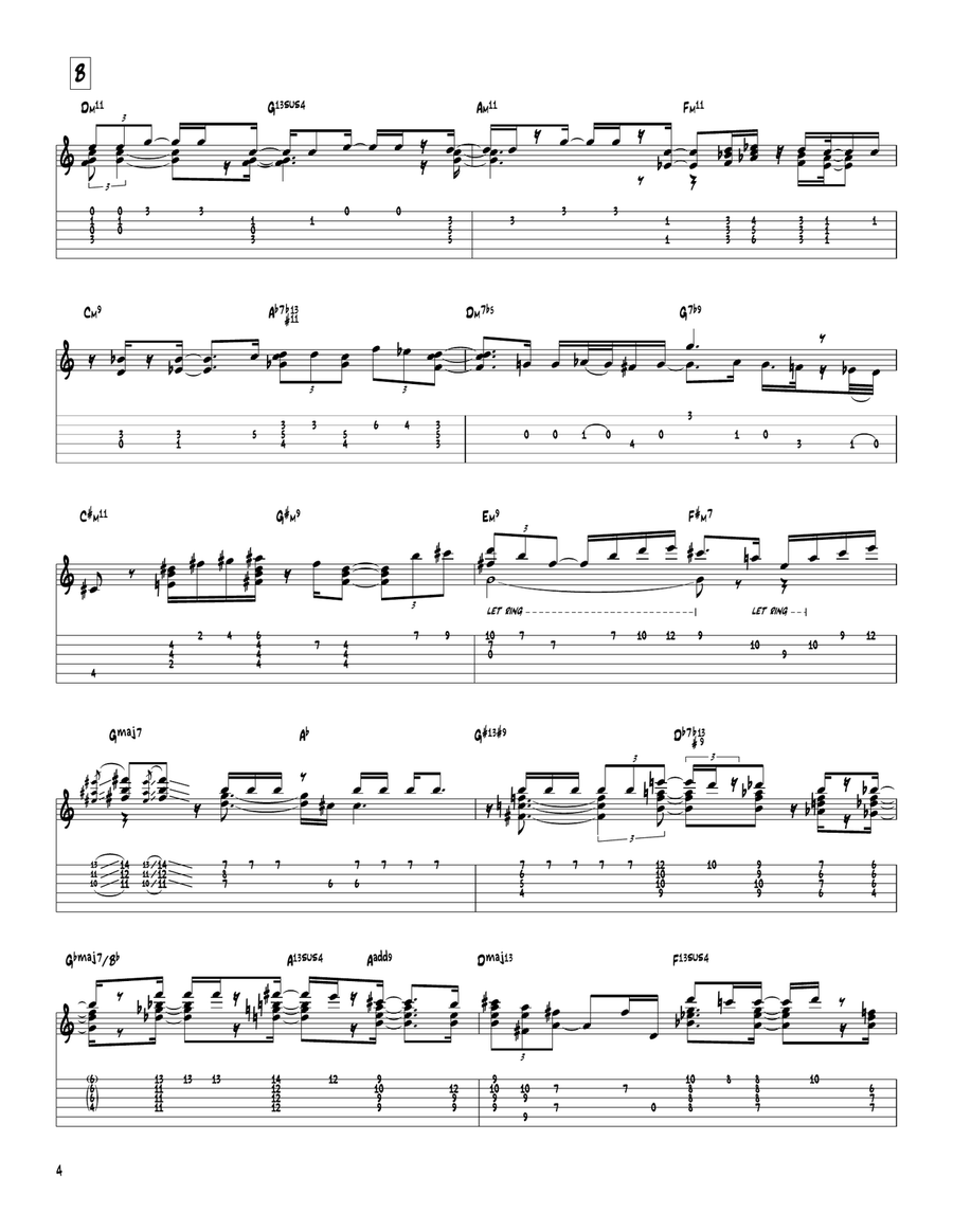 Dreaming Trees Dreaming Trees Electric Guitar scores gallery preview page 4