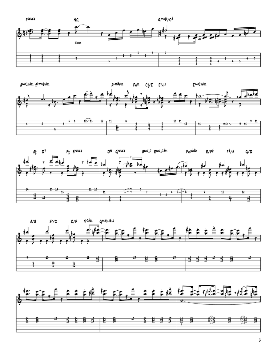 Day Trip Day Trip Electric Guitar scores gallery preview page 3