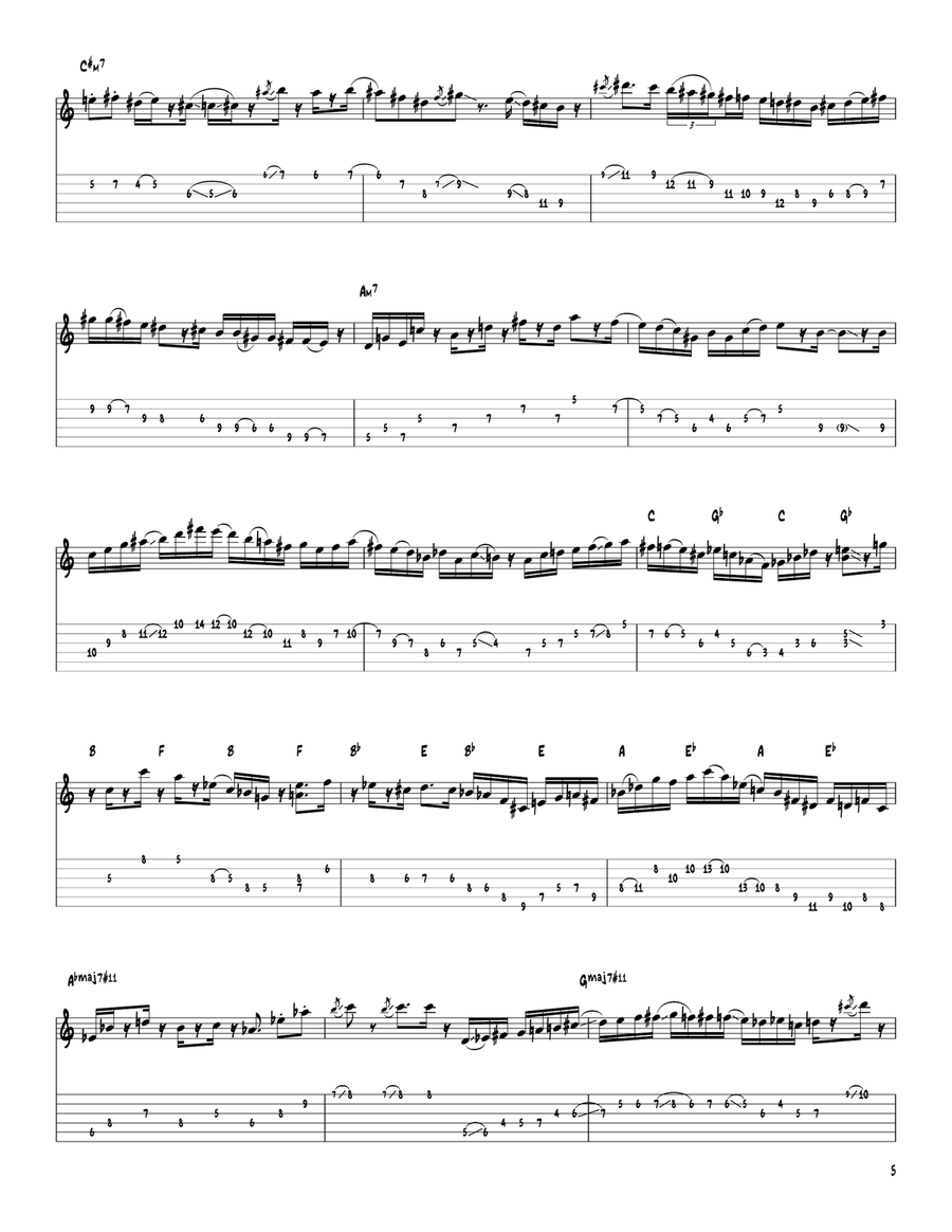 Day Trip Day Trip Electric Guitar scores gallery preview page 5