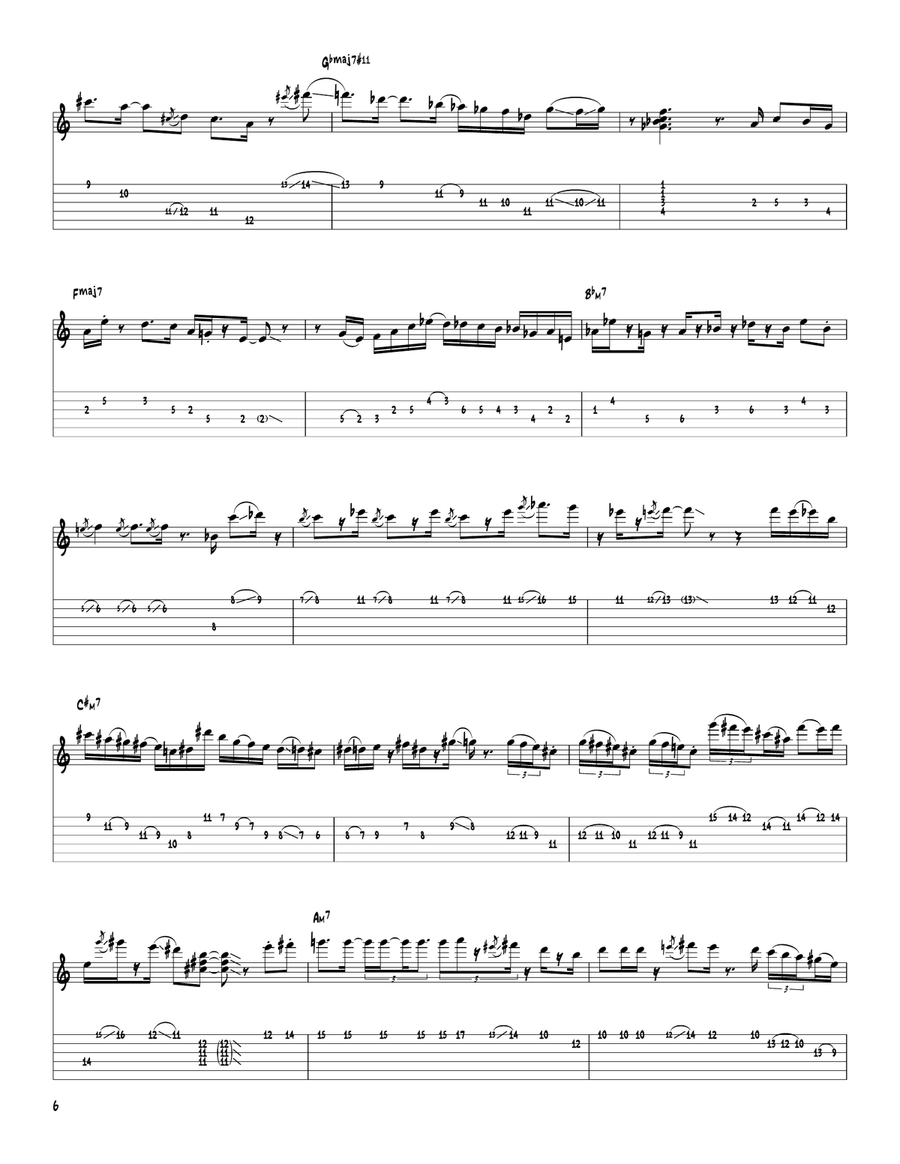 Day Trip Day Trip Electric Guitar scores gallery preview page 6