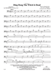 Variations on Ding Dong the Witch Is Dead (fromThe Wizard of Oz): (World Part) 2nd B-flat Trombone B.C.