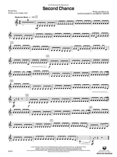 Second Chance: (World Part) E-flat Tuba T.C.