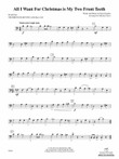 All I Want for Christmas Is My Two Front Teeth: (World Part) 1st B-flat Trombone B.C.