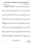 All I Want for Christmas Is My Two Front Teeth: (World Part) E-flat Tuba B.C.