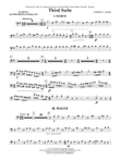 Third Suite (I. March, II. Waltz, III. Rondo): (World Part) 2nd B-flat Trombone B.C.