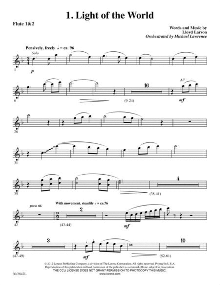 Behold the Star! - Set of Parts Choir scores gallery preview page 3