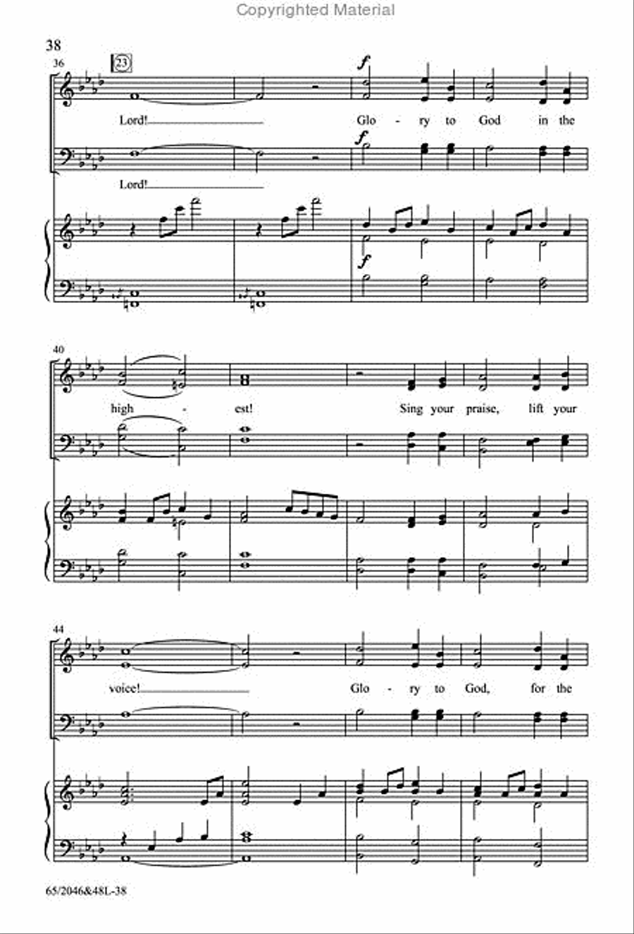 Behold the Star! - SATB Score with Performance CD 4-Part scores gallery preview page 5