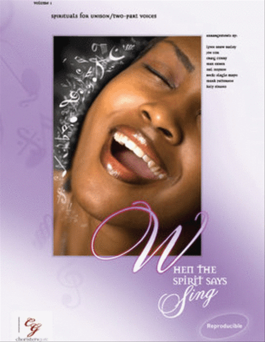 When the Spirit Says Sing: Spirituals for Unison/Two-part Voices Unison Choir scores gallery preview page 1
