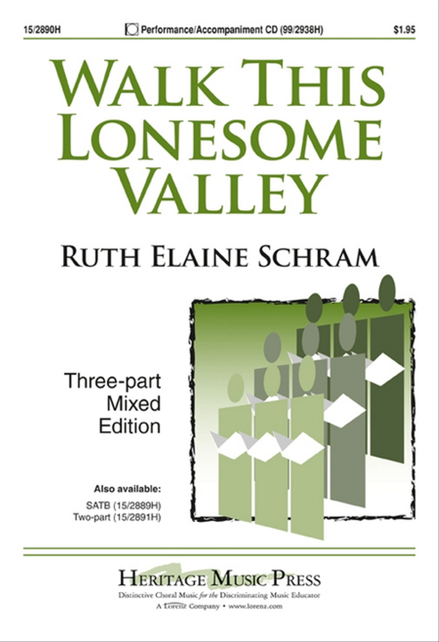 Walk This Lonesome Valley 3-Part scores gallery preview page 1