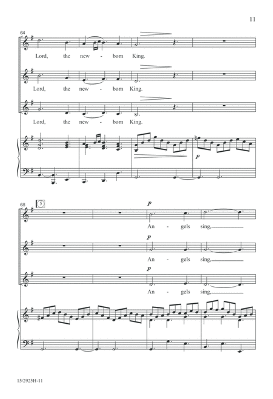 Angels Sing Gloria Angels Sing Gloria SSA scores gallery preview page 12