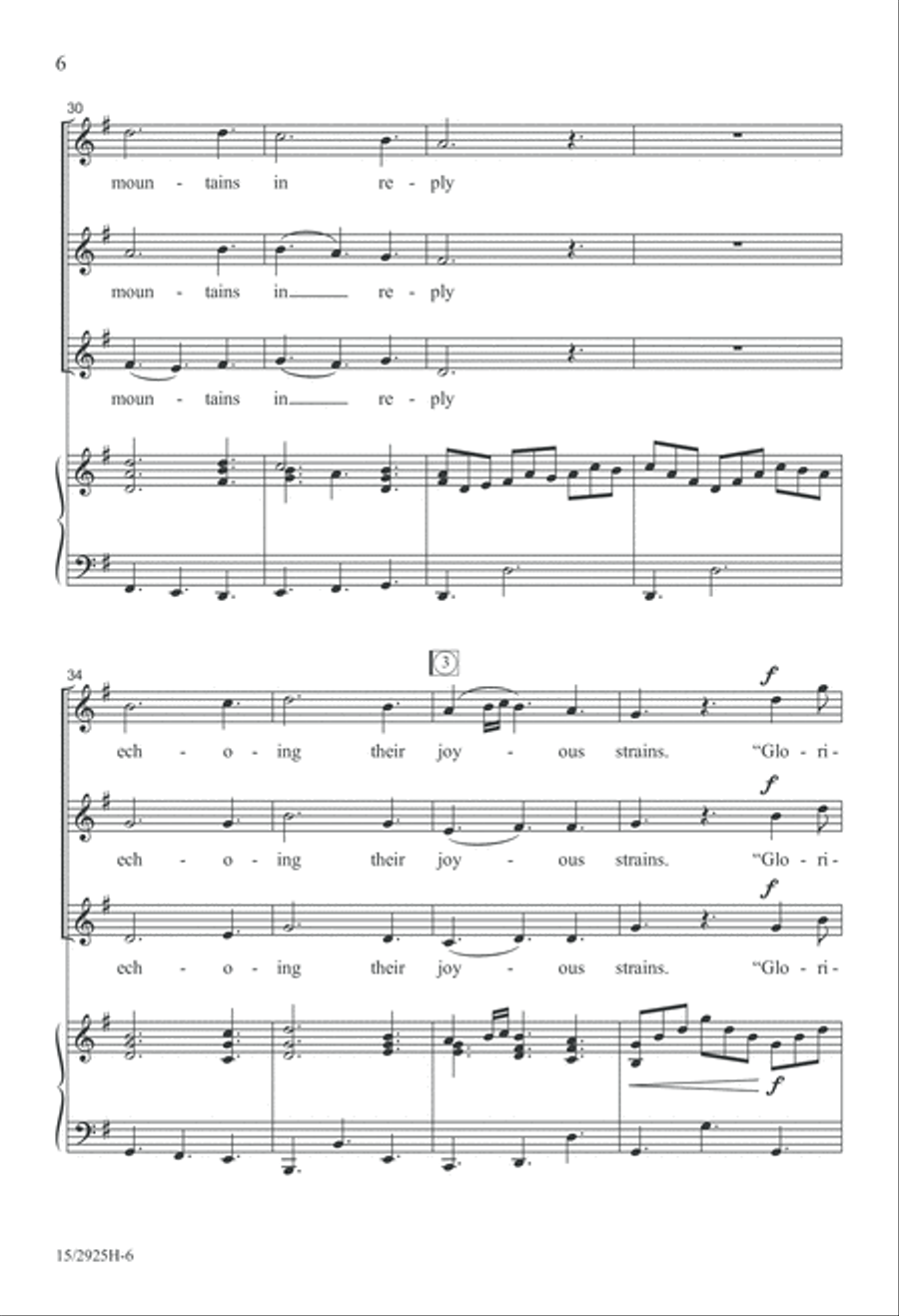 Angels Sing Gloria Angels Sing Gloria SSA scores gallery preview page 7