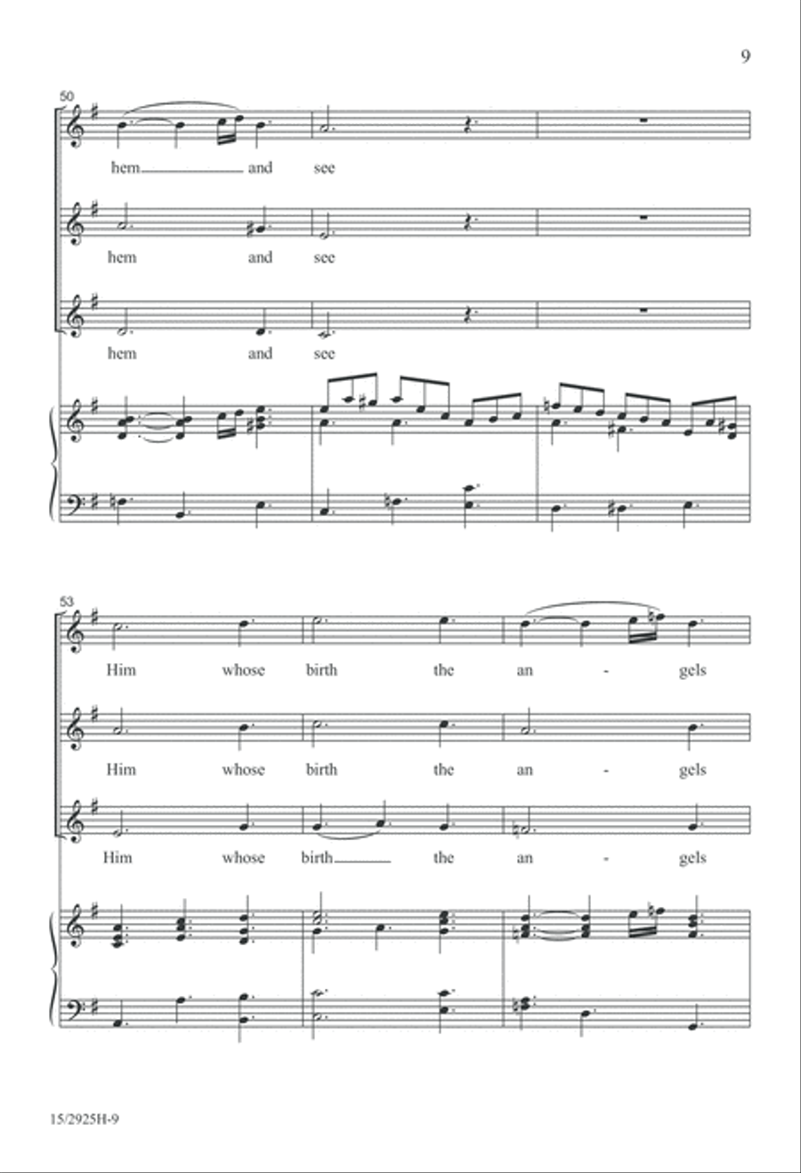 Angels Sing Gloria Angels Sing Gloria SSA scores gallery preview page 10