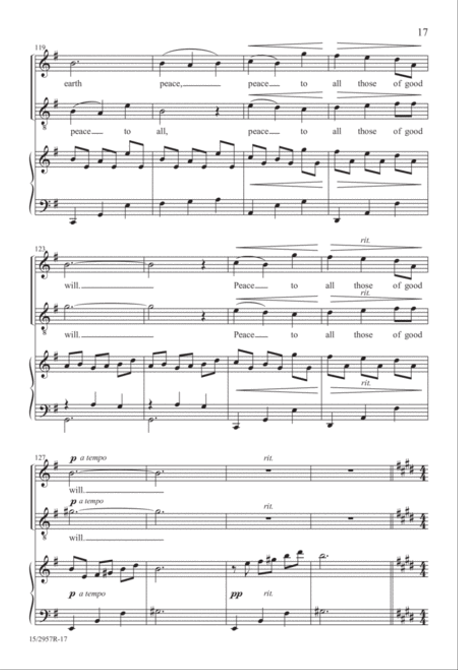 Gloria in Excelsis Deo (from “Gloria”) Divisi scores gallery preview page 18