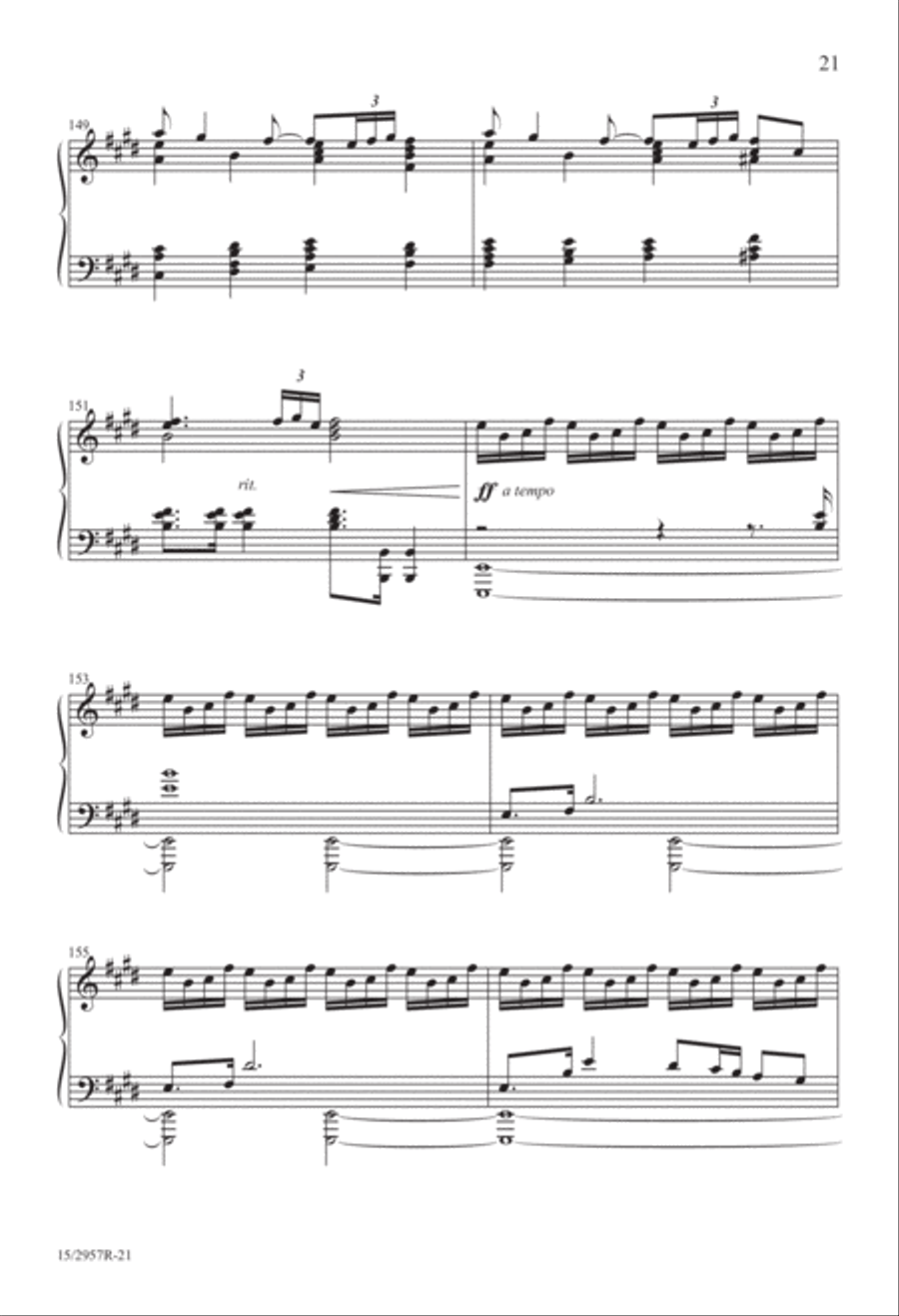 Gloria in Excelsis Deo (from “Gloria”) Divisi scores gallery preview page 22